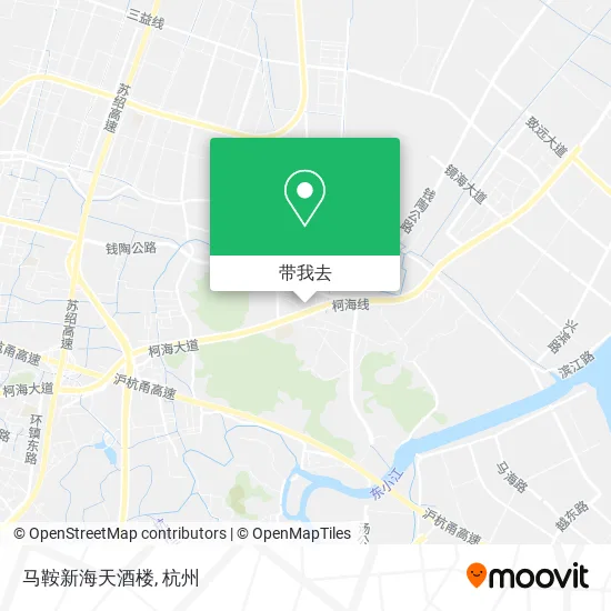马鞍新海天酒楼地图