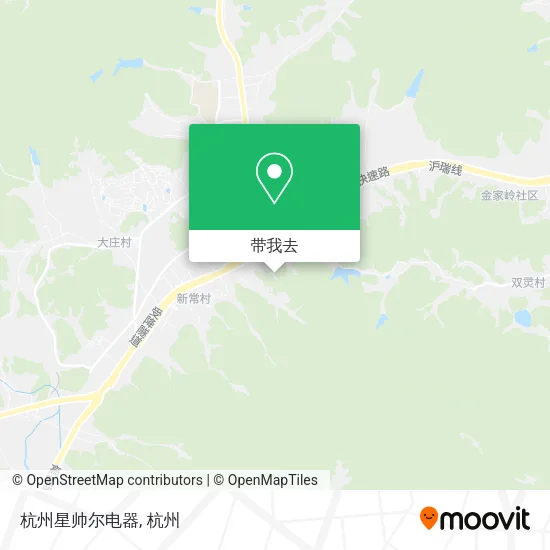杭州星帅尔电器地图