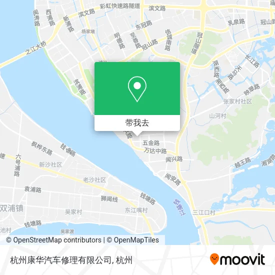 杭州康华汽车修理有限公司地图