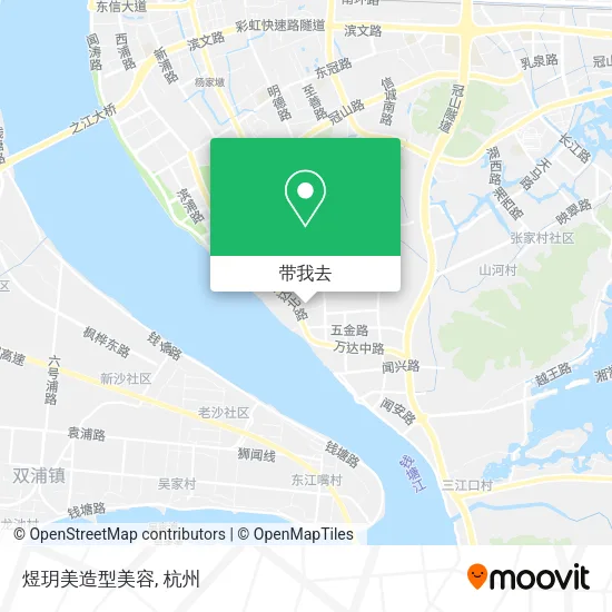 煜玥美造型美容地图