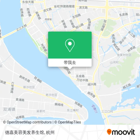 德嘉美容美发养生馆地图