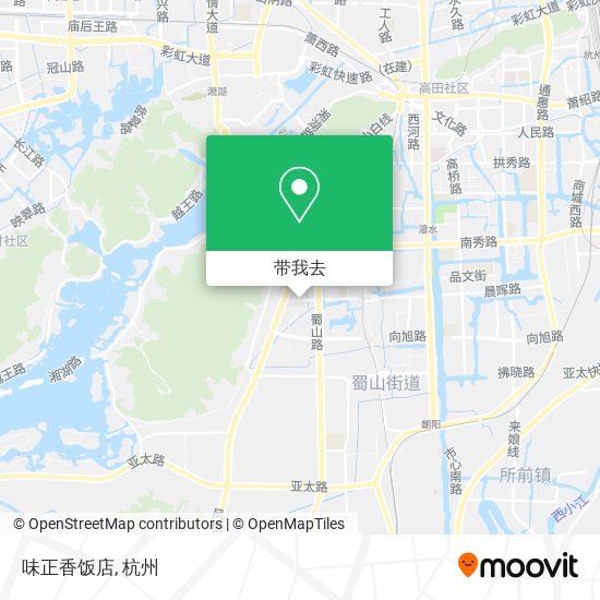 味正香饭店地图