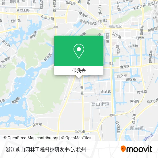 浙江萧山园林工程科技研发中心地图