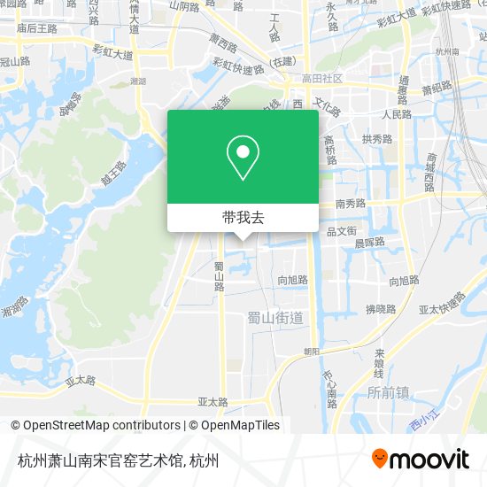杭州萧山南宋官窑艺术馆地图