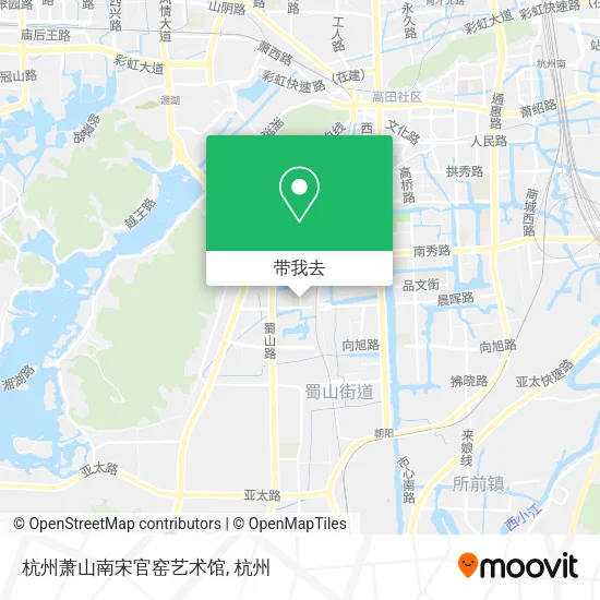 杭州萧山南宋官窑艺术馆地图
