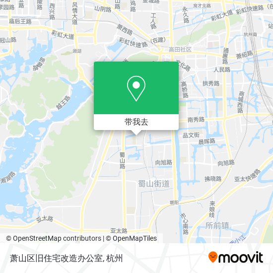 萧山区旧住宅改造办公室地图