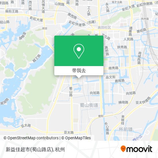 新益佳超市(蜀山路店)地图