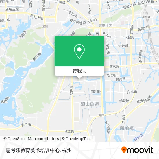 思考乐教育美术培训中心地图