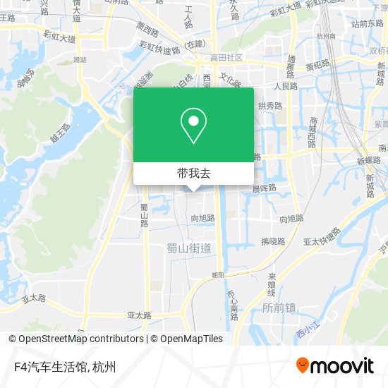 F4汽车生活馆地图