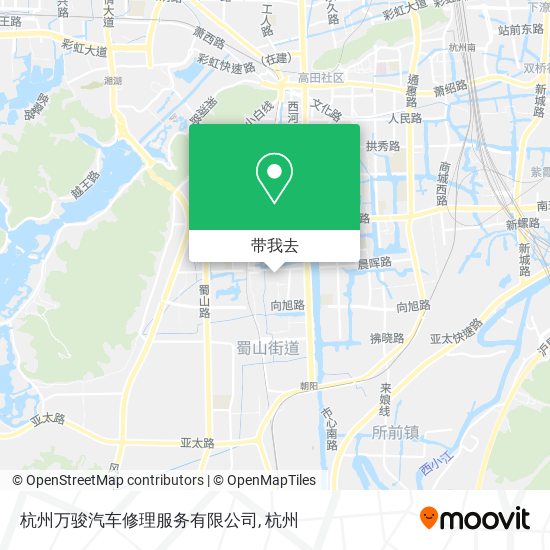 杭州万骏汽车修理服务有限公司地图