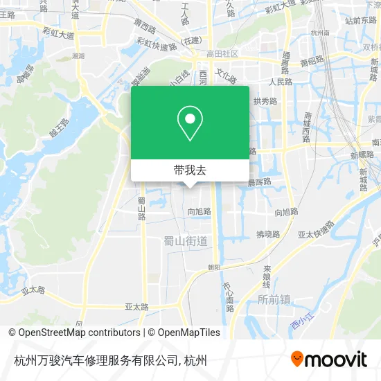 杭州万骏汽车修理服务有限公司地图