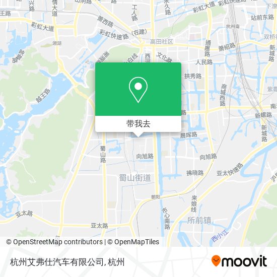 杭州艾弗仕汽车有限公司地图