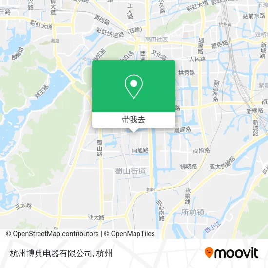 杭州博典电器有限公司地图