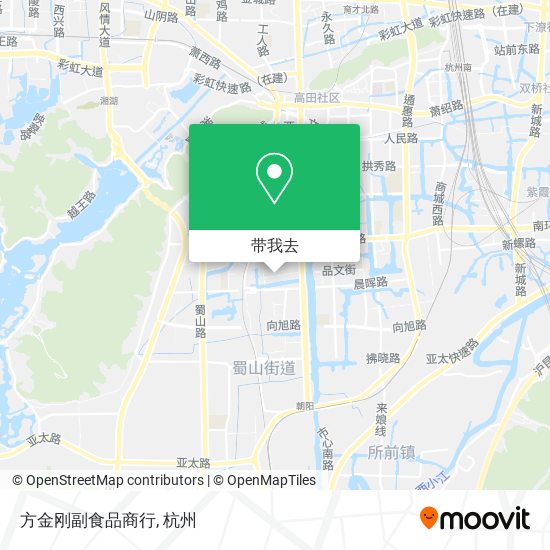 方金刚副食品商行地图