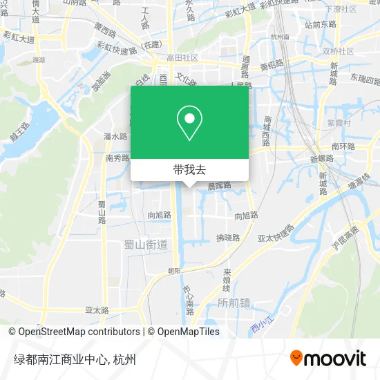 绿都南江商业中心地图