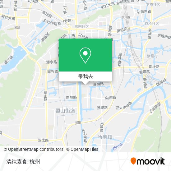 清纯素食地图