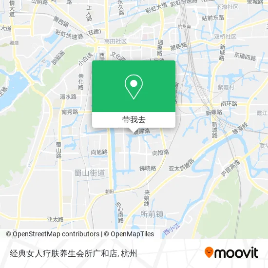 经典女人疗肤养生会所广和店地图