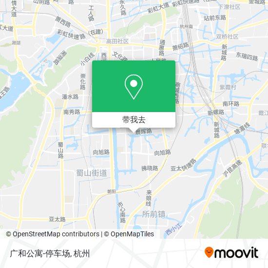 广和公寓-停车场地图