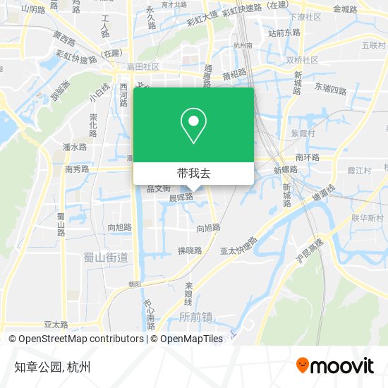 知章公园地图
