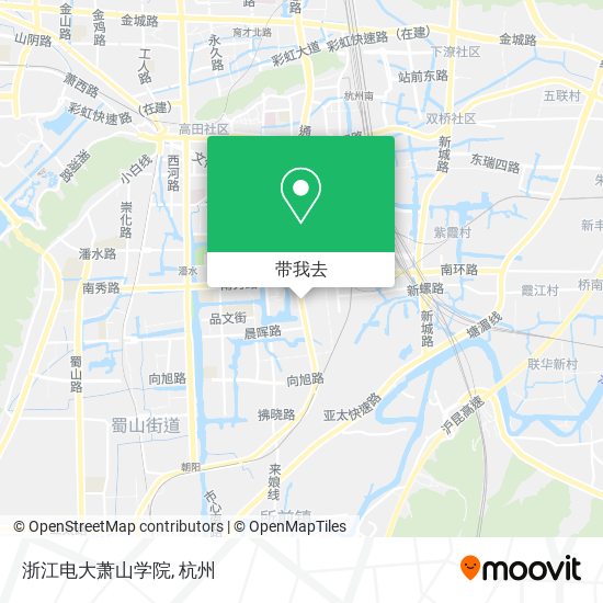 浙江电大萧山学院地图