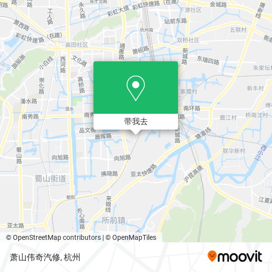 萧山伟奇汽修地图