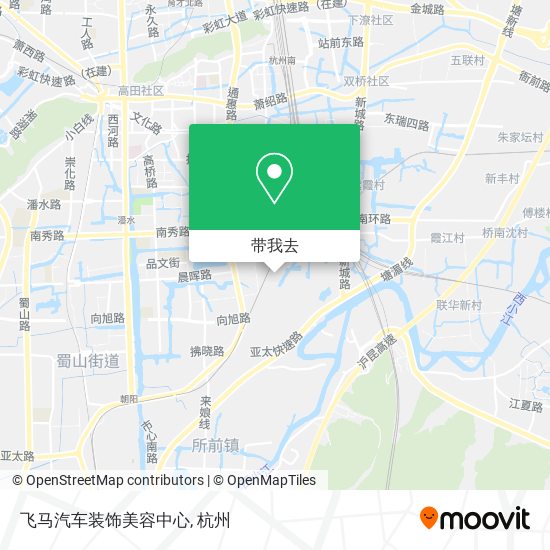 飞马汽车装饰美容中心地图