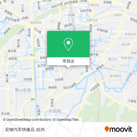 宏钢汽车快修店地图