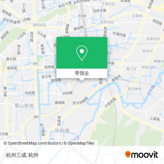杭州三成地图