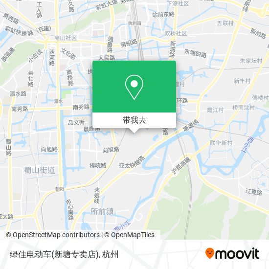 绿佳电动车(新塘专卖店)地图