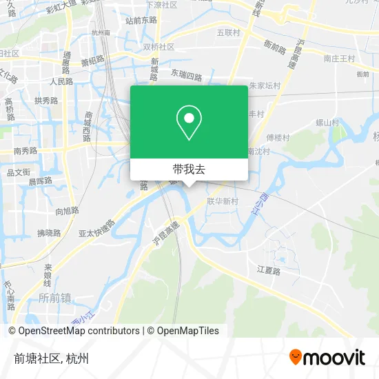 前塘社区地图