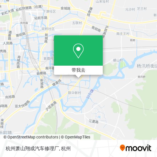 杭州萧山翔成汽车修理厂地图