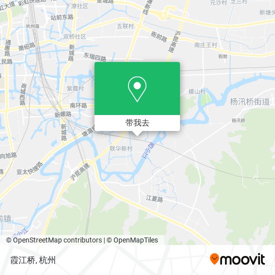 霞江桥地图