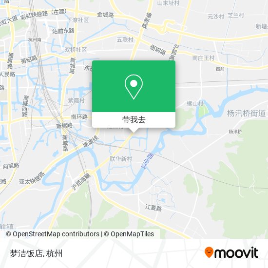 梦洁饭店地图