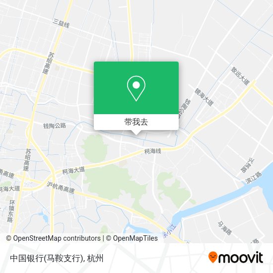 中国银行(马鞍支行)地图