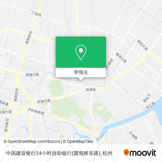中国建设银行24小时自助银行(圆驾桥东路)地图