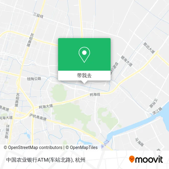 中国农业银行ATM(车站北路)地图
