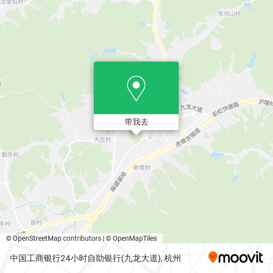 中国工商银行24小时自助银行(九龙大道)地图
