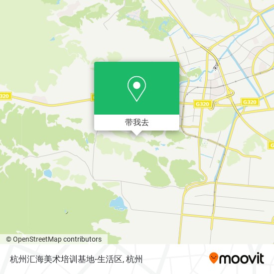 杭州汇海美术培训基地-生活区地图