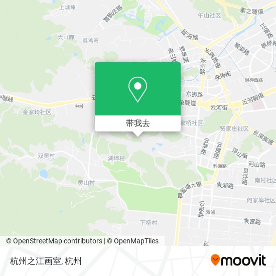 杭州之江画室地图