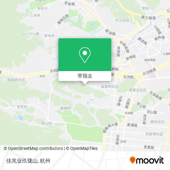 佳兆业玖珑山地图