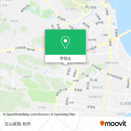 定山家园地图