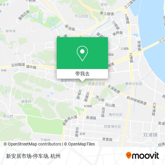 新安居市场-停车场地图