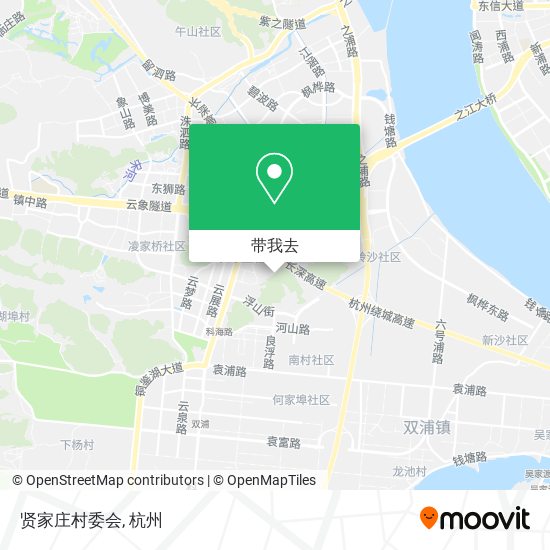贤家庄村委会地图