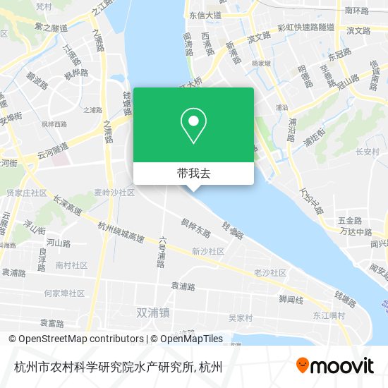 杭州市农村科学研究院水产研究所地图