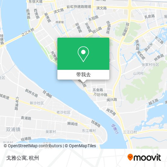 戈雅公寓地图
