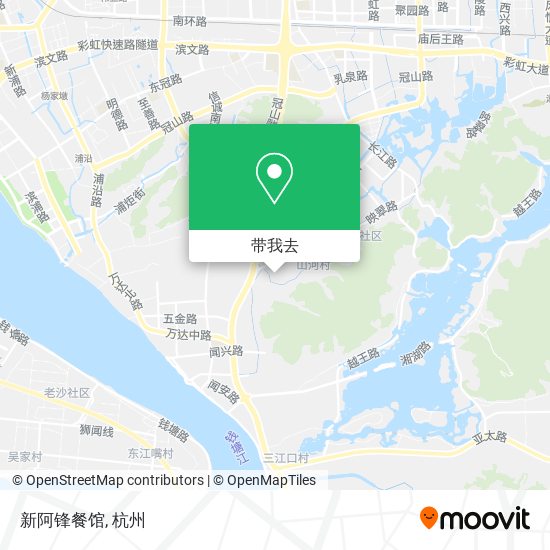 新阿锋餐馆地图