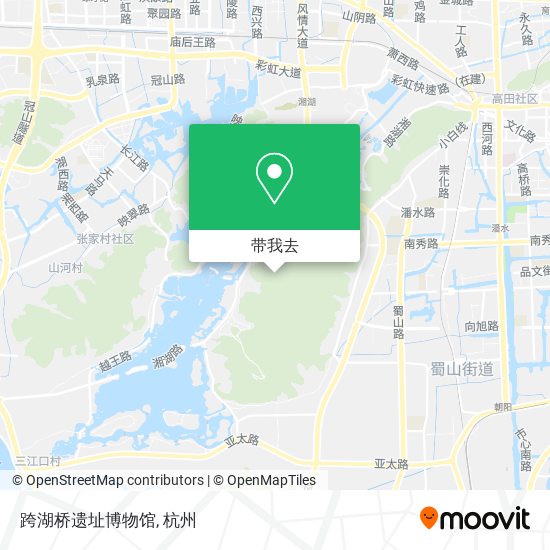 跨湖桥遗址博物馆地图
