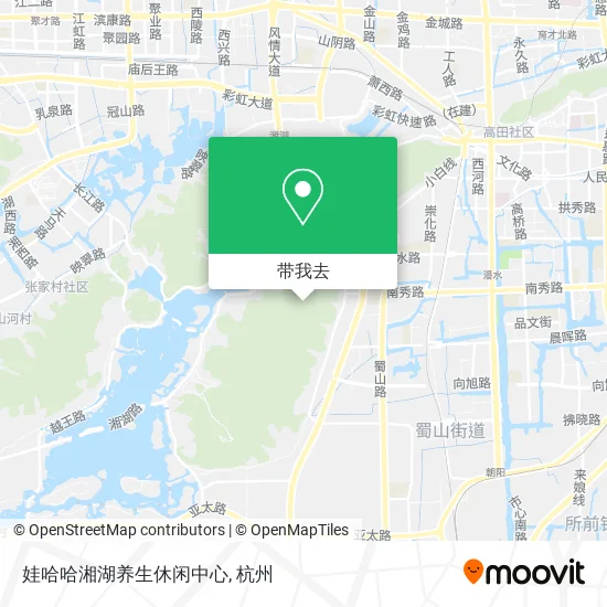 娃哈哈湘湖养生休闲中心地图