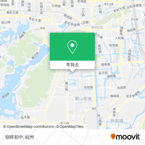 朝晖初中地图