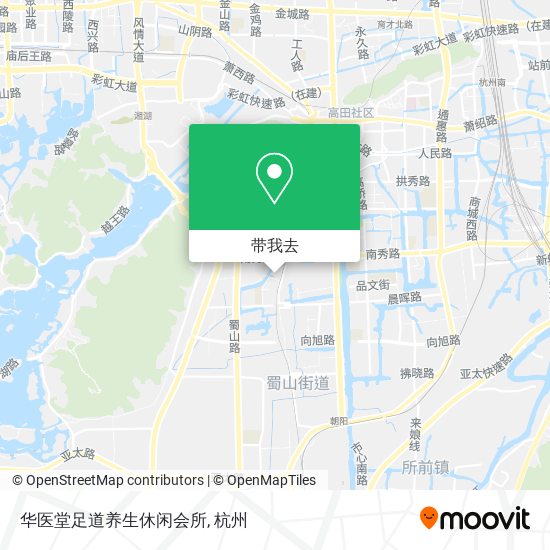 华医堂足道养生休闲会所地图